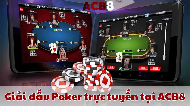 Tham gia giải đấu Poker tại ACB8 để thử sức và giành giải thưởng lớn.