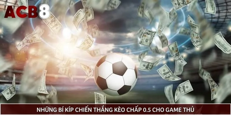 Những bí kíp chiến thắng kèo chấp 0.5 cho game thủ