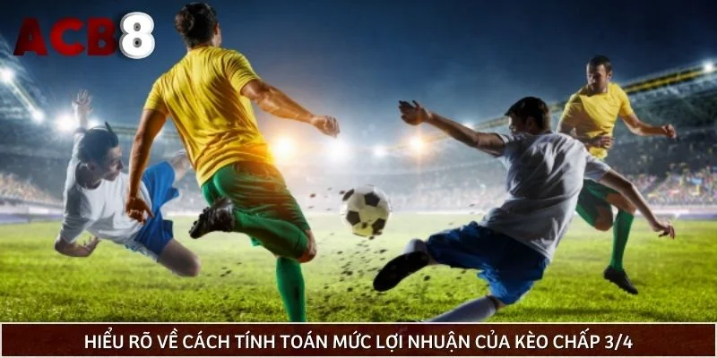 Hiểu rõ về cách tính toán mức lợi nhuận của kèo chấp 3/4