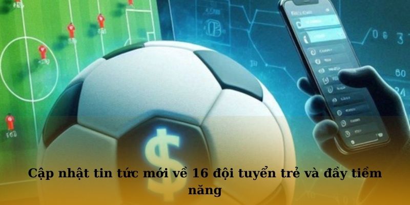 Cập nhật tin tức mới về 16 đội tuyển trẻ và đầy tiềm năng