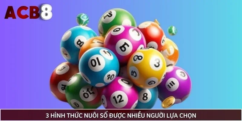 3 hình thức nuôi số được nhiều người lựa chọn
