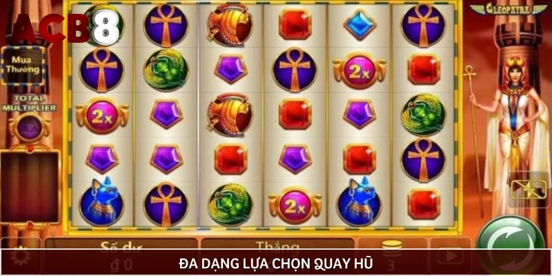 Rất nhiều lựa chọn cho người tham gia nổ hũ siêu tốc