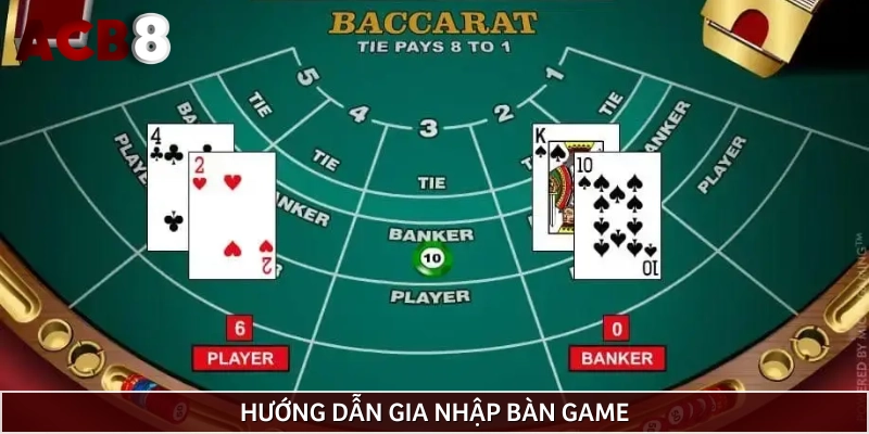 Từng bước đặt cược baccarat dễ hiểu tại nhà cái