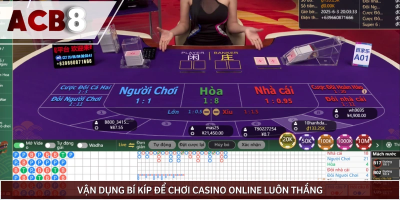 Nên biết vận dụng các kỹ thuật chia sẻ để thắng cược 