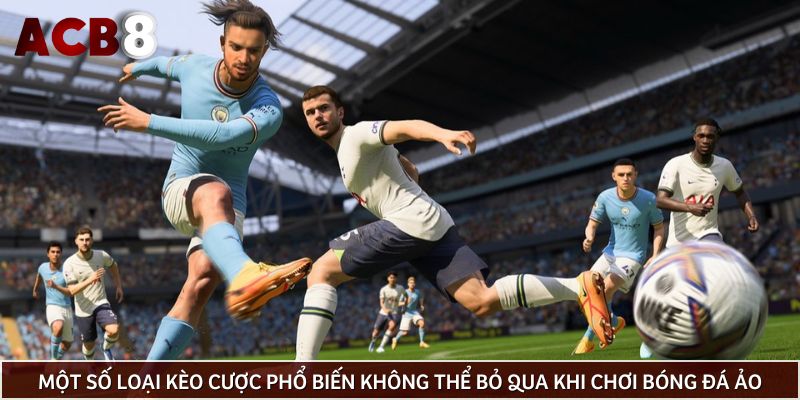 Một số loại kèo cược phổ biến không thể bỏ qua khi chơi bóng đá ảo