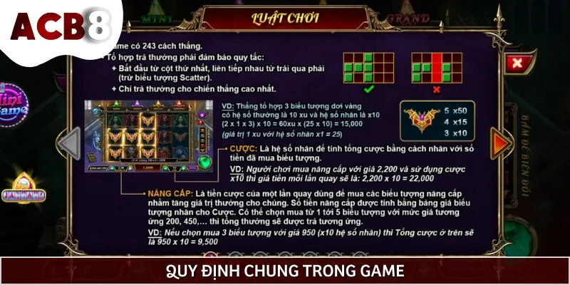 Slot Bá Tước Quyền Năng có tới 243 cách để bạn giành chiến thắng