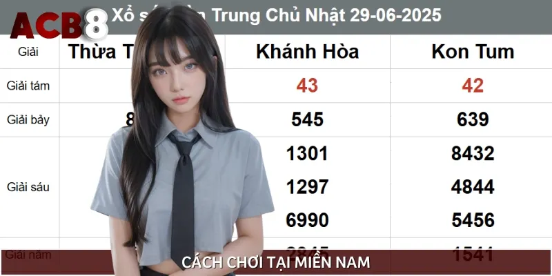 Cách chơi ở miền Nam sẽ khá tương đồng với cách chơi ở miền Trung