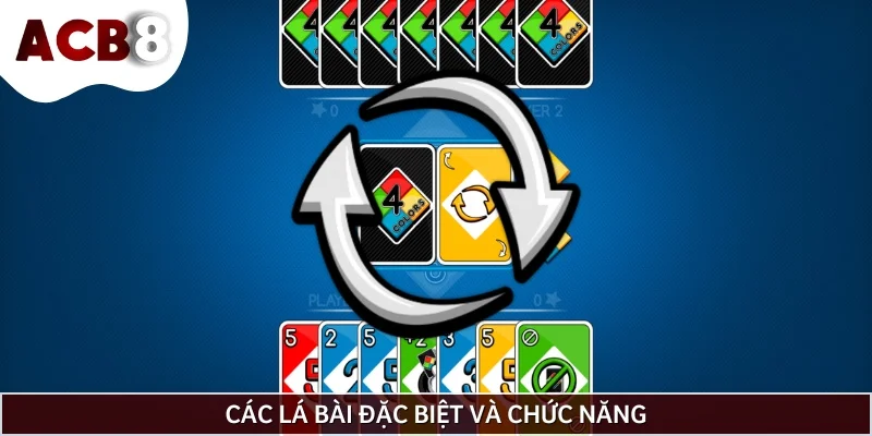 Một số lá bài chức năng trong Uno có thể xoay chuyển cục diện