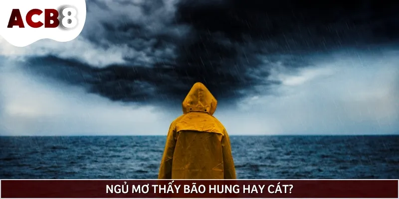 Mộng thấy bão là hung hay cát luôn được nhiều người quan tâm