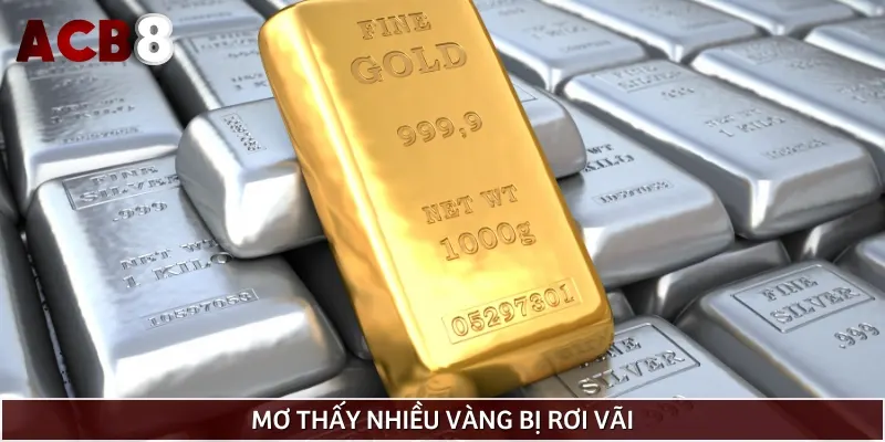 Vàng rơi vãi trong giấc mơ cảnh báo bạn đang đánh mất cơ hội quý