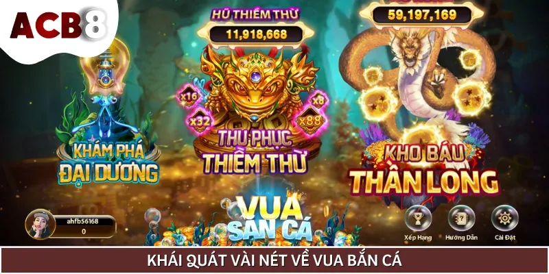 Vua bắn cá là sản phẩm giải trí HOT được nhiều người lựa chọn