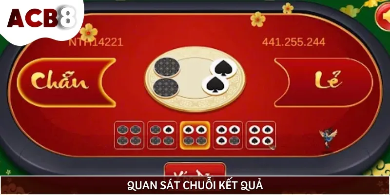 Quan sát chuỗi kết quả - bí quyết vàng trong làng soi cầu xóc đĩa
